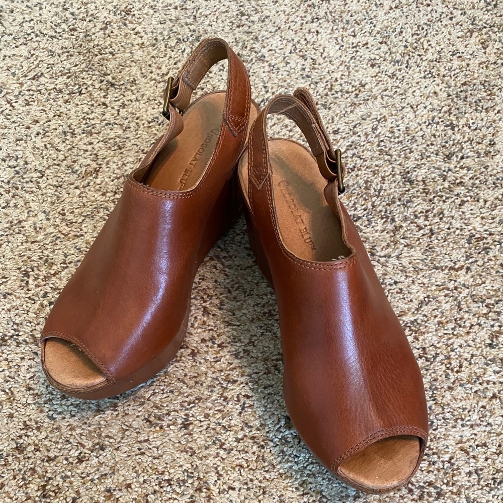 Chacolat Blu wedges